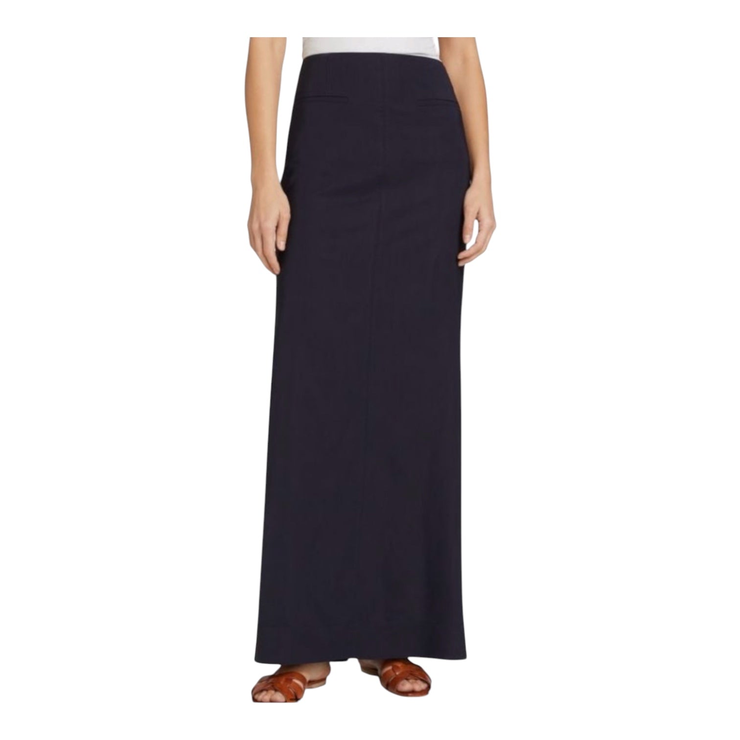 A.L.C. Brynn Maxi Skirt Maritime Navy Sz 0
