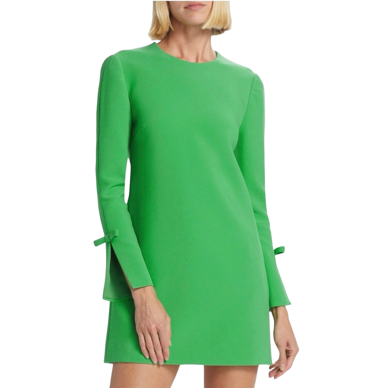 Sachin & Babi Lily Long-Sleeve Shift Dress Parrot Green Sz 0