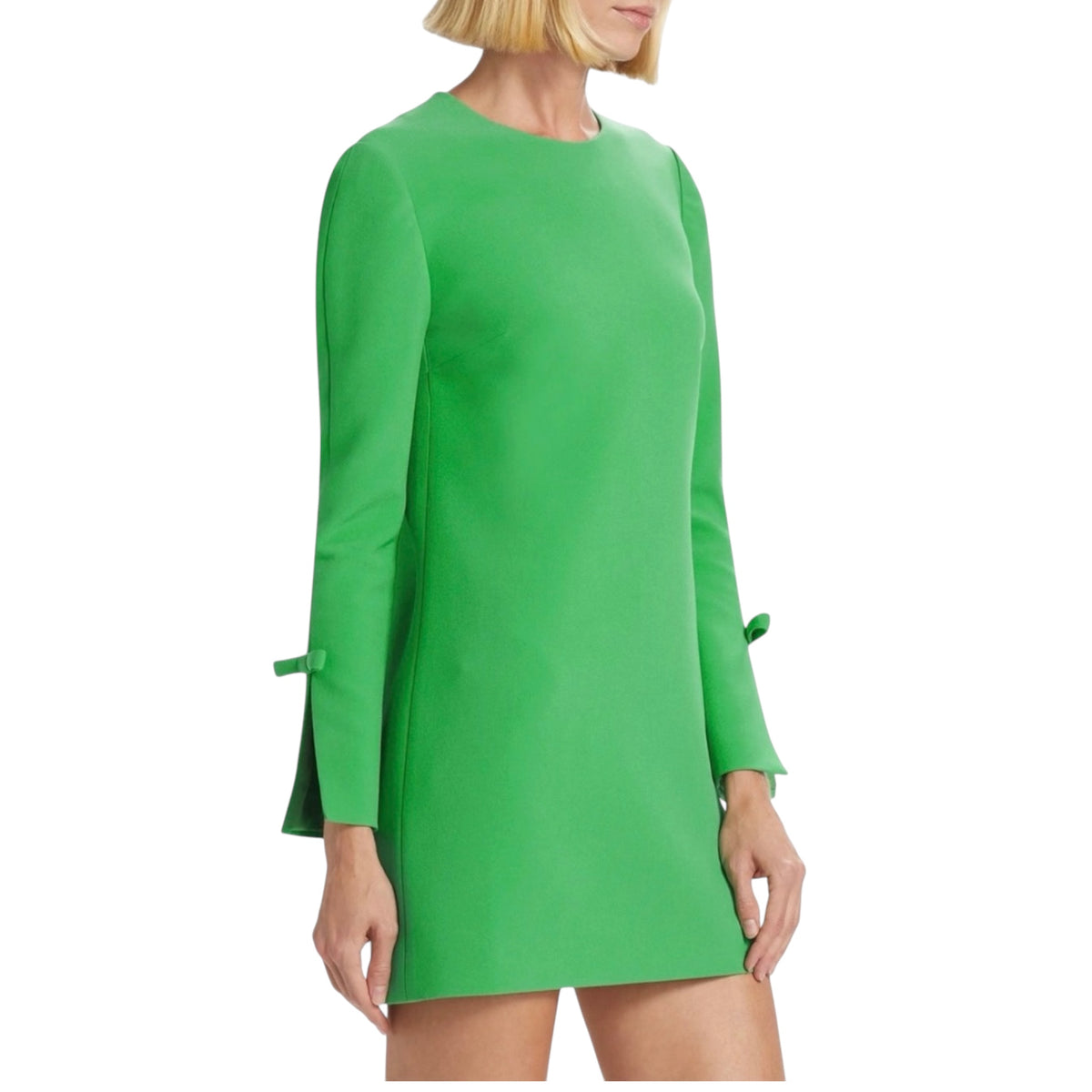 Sachin & Babi Lily Long-Sleeve Shift Dress Parrot Green Sz 0