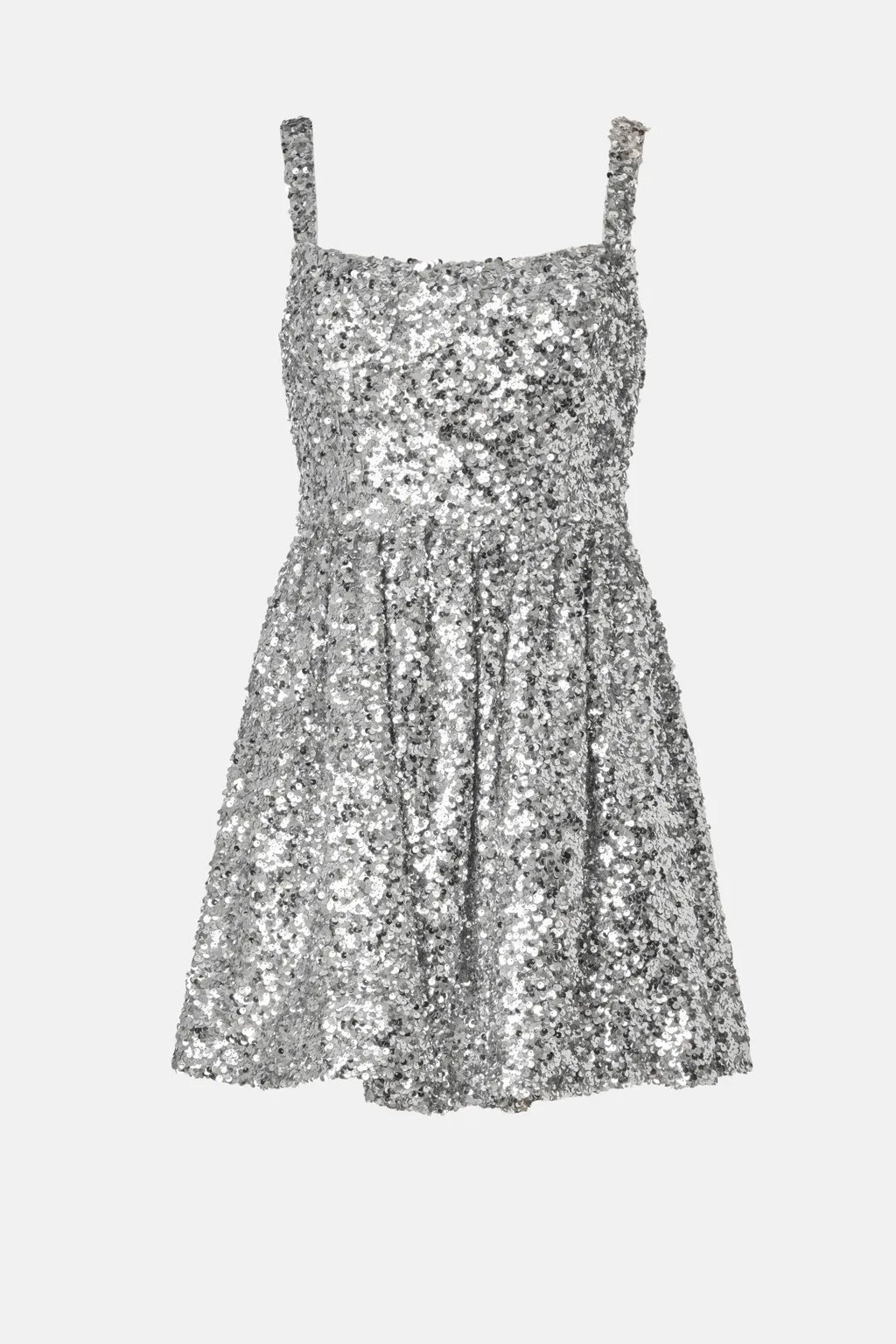 Sachin & Babi Quinn Sequin Mini Dress Silver Size 2 $495