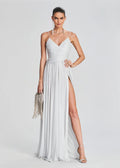 Retrofete DOSS DRESS in Silver/ White Sz Medium $595