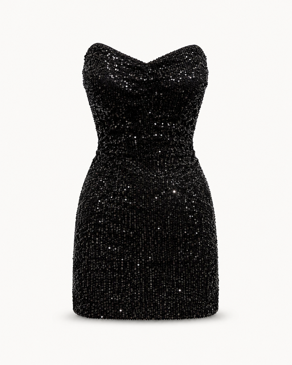 Nookie Valentina Sequin Mini
Dress Black Sz Small