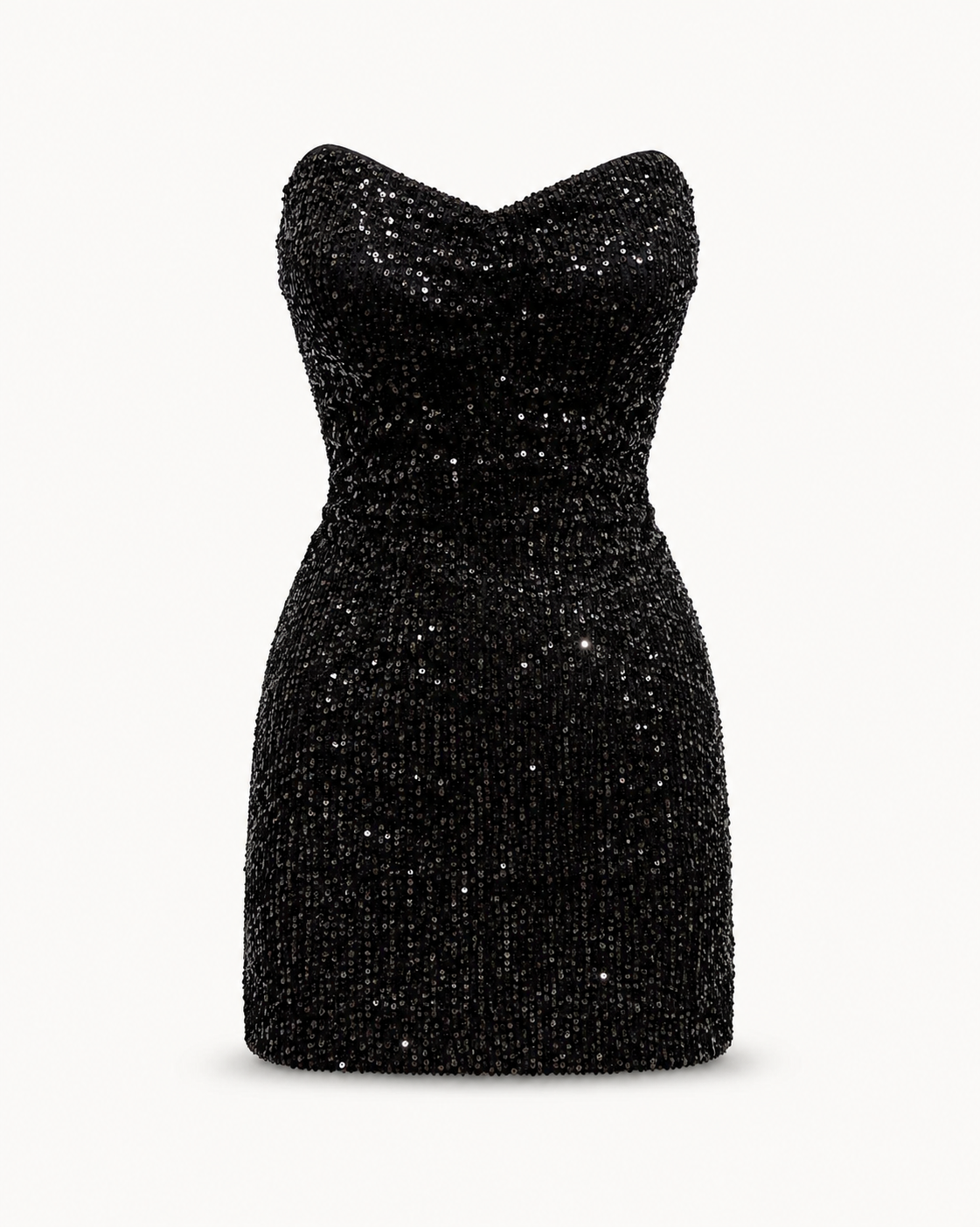 Nookie Valentina Sequin Mini
Dress Black Sz Small
