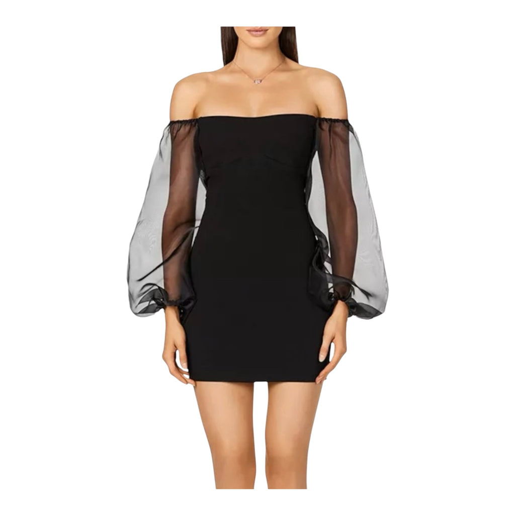 Nookie Illusion Sleeve Mini
Dress in Black Sz XS