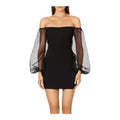 Nookie Illusion Sleeve Mini
Dress in Black Sz XS