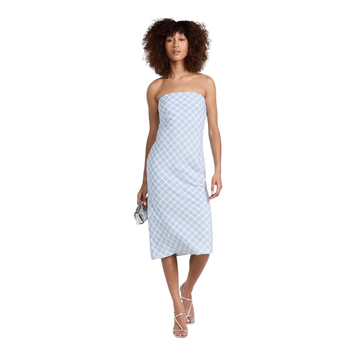 Amanda Uprichard Shiran Dress in
Meadow Plaid Sz Medium