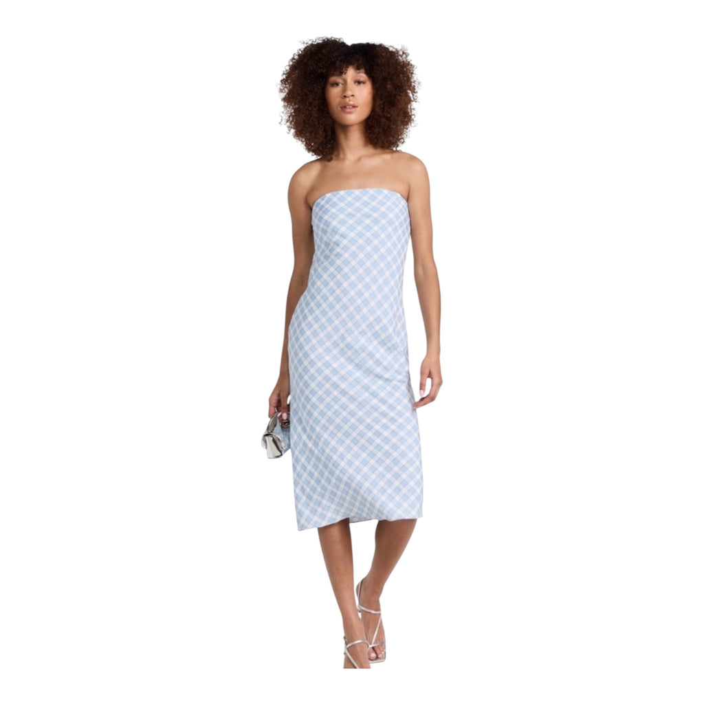 Amanda Uprichard Shiran Dress in
Meadow Plaid Sz Medium