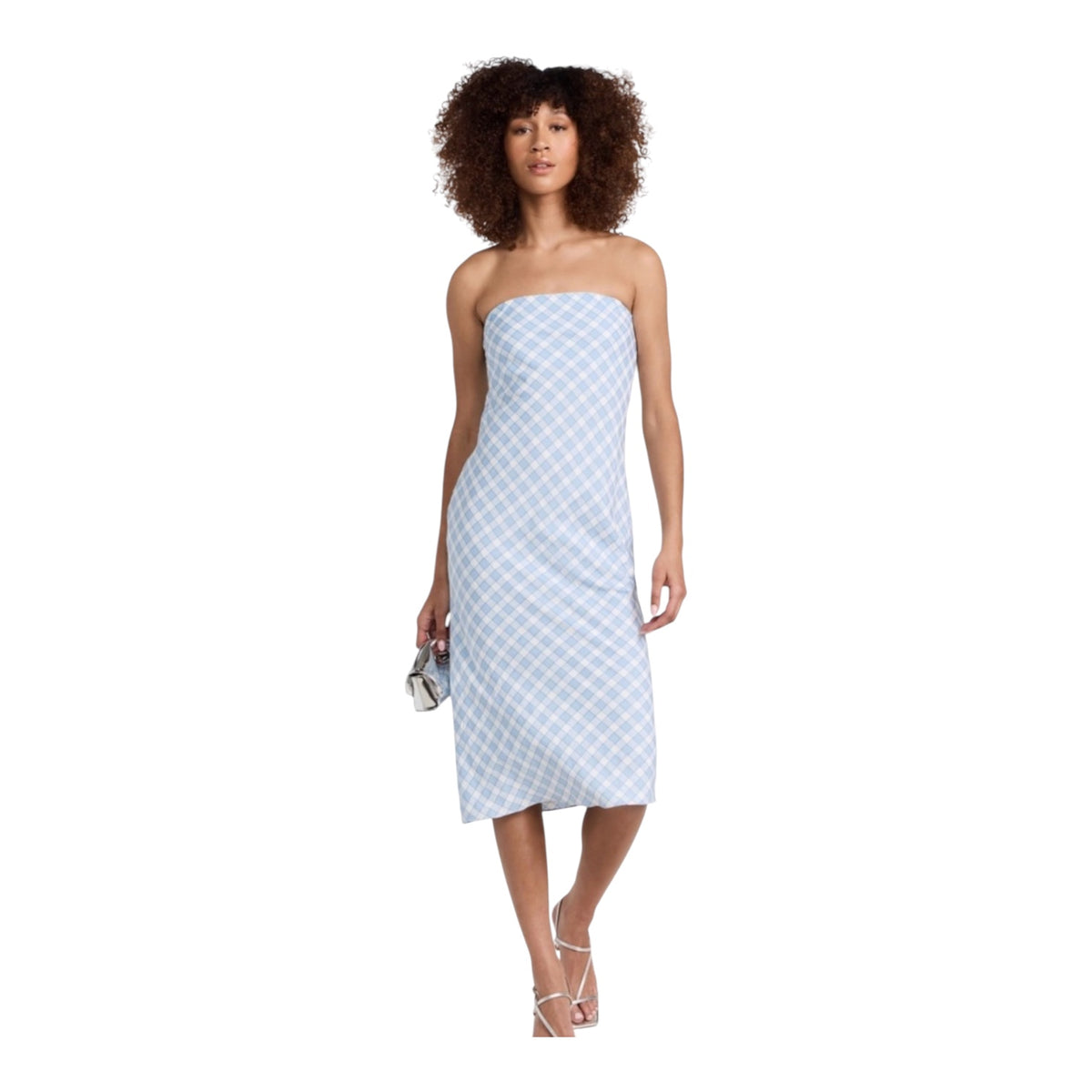 Amanda Uprichard Shiran Dress in
Meadow Plaid Sz Medium
