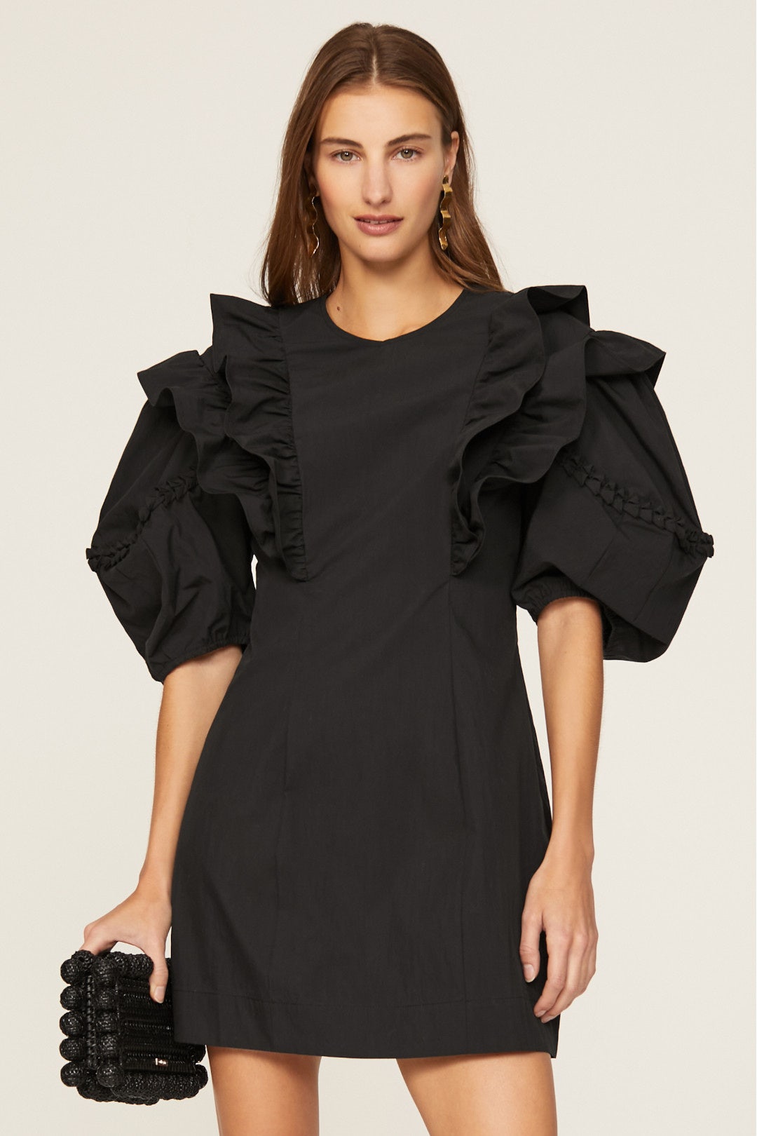 RHODE Varja Dress in Black Sz XXS $545