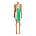 Amanda Uprichard The Dianella Dress In Ivory/Green Sz Small