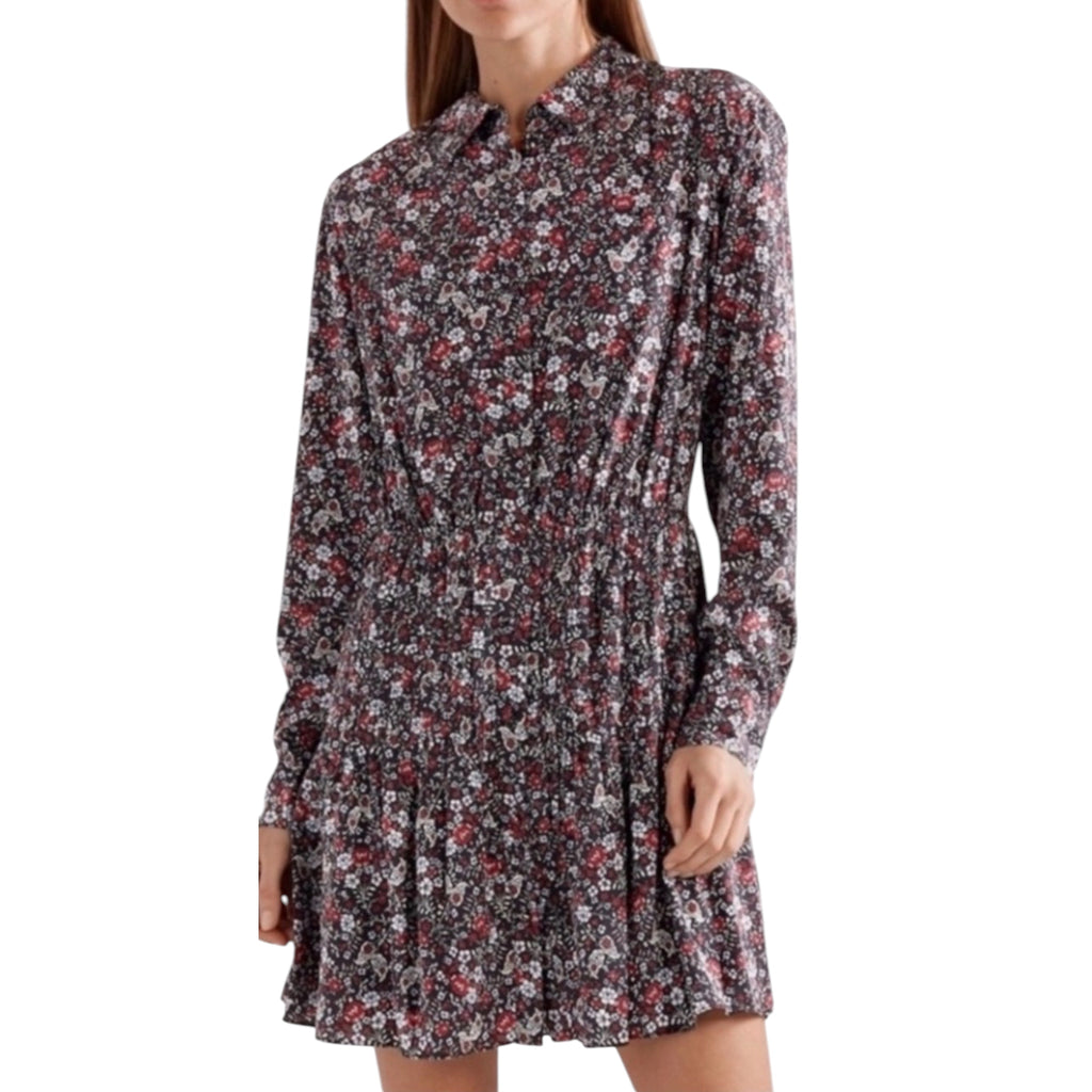 New! Veronica Beard Rory Floral Silk Mini Dress Sz 0