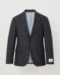 Todd Snyder Sutton Fit Sport Coat 36S Charcoal Black Plaid 100% Wool