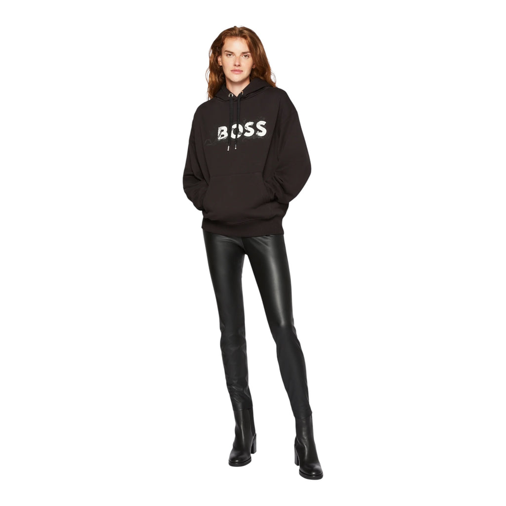 BOSS Orange C_Taslimah Black Faux Leather Skinny Pants Size 0