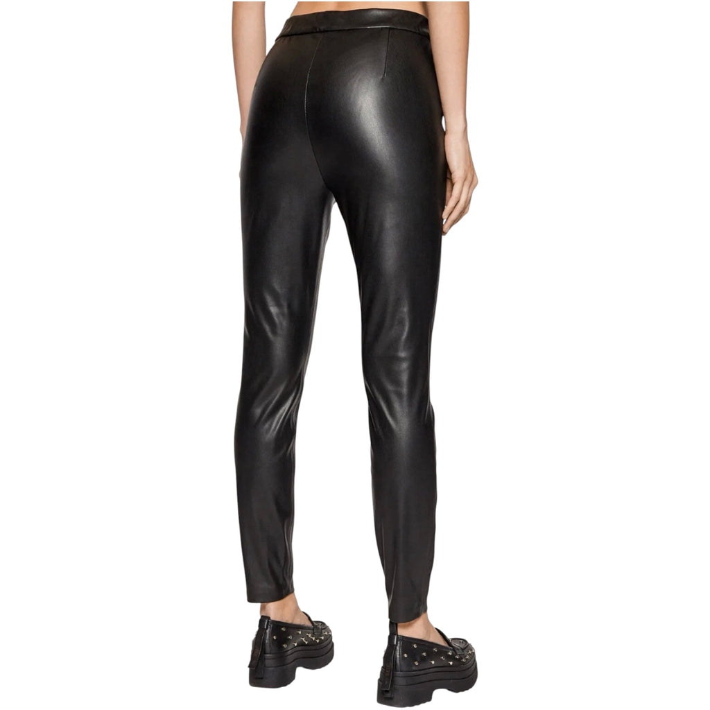 BOSS Orange C_Taslimah Black Faux Leather Skinny Pants Size 0