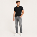 Hudson Blake Bronx Men’s Slim Straight Distressed Gray Jeans