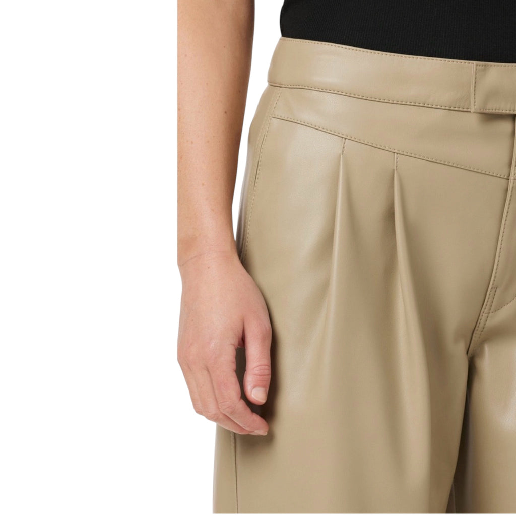 HUDSON High-Rise Rosie Faux Leather Trouser in CHINCHILLA Sz 28