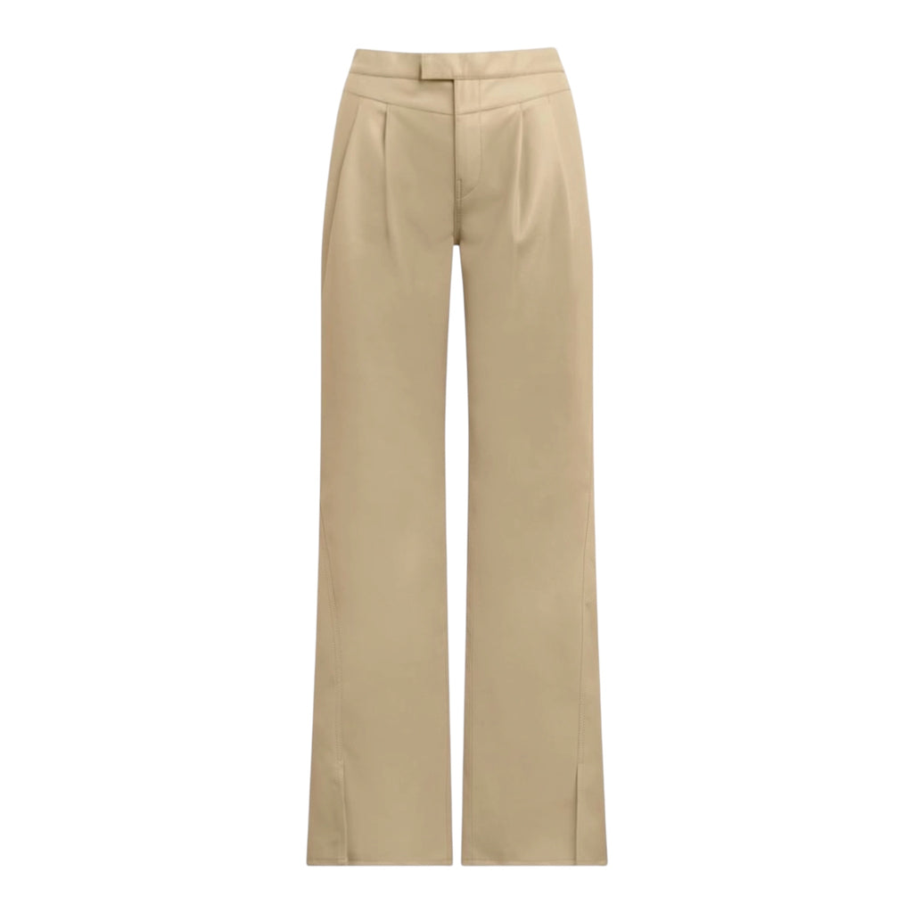 HUDSON High-Rise Rosie Faux Leather Trouser in CHINCHILLA Sz 28