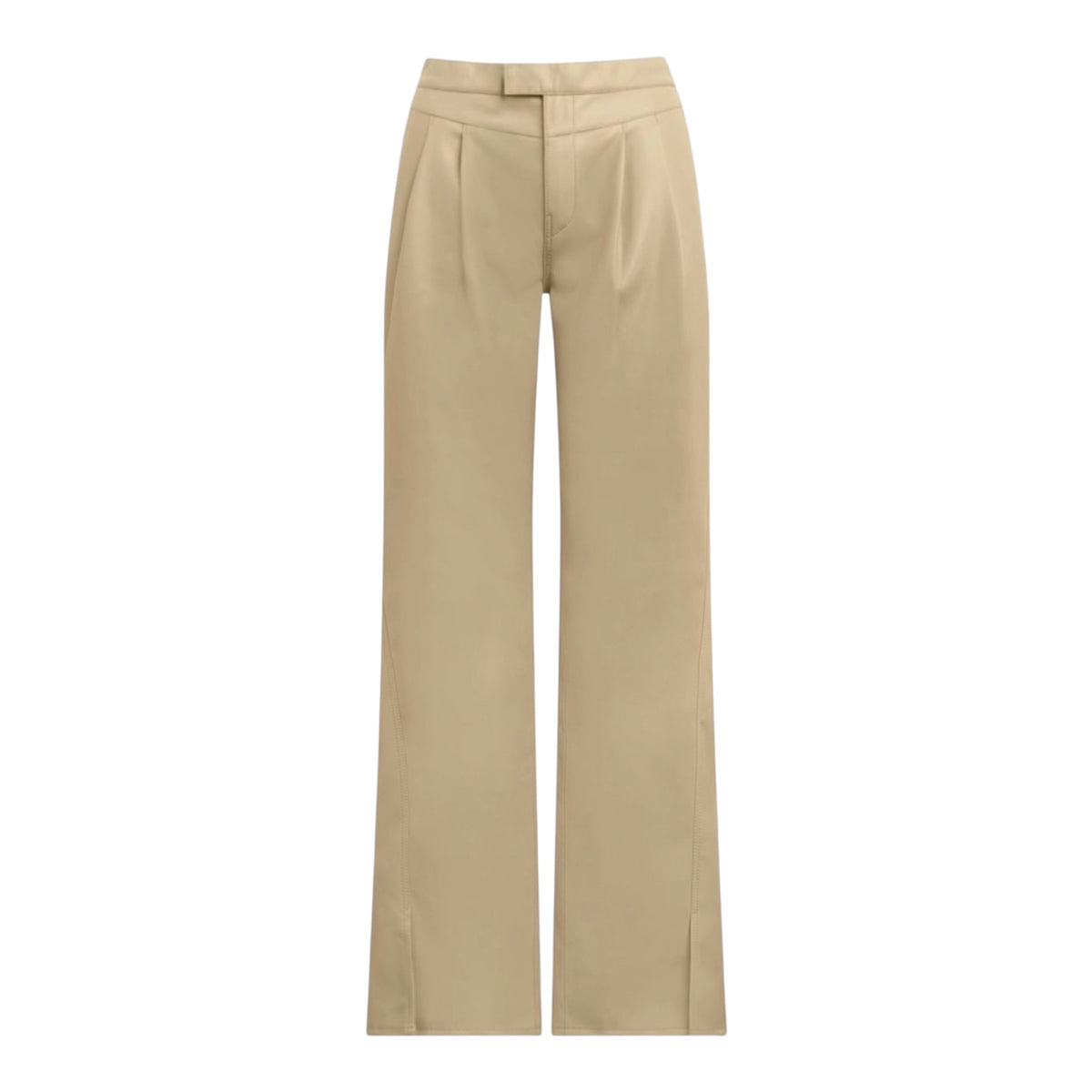 HUDSON High-Rise Rosie Faux Leather Trouser in CHINCHILLA Sz 28