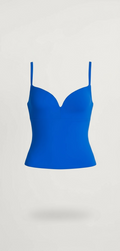 Susana Monaco Sweetheart Tank in Cobalt Blue Sz XS $128