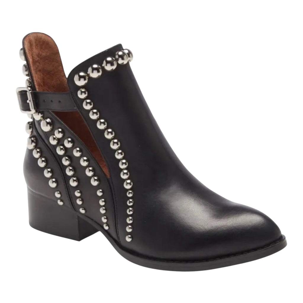 Jeffrey Campbell Black Rylance Studded Bootie Sz 8