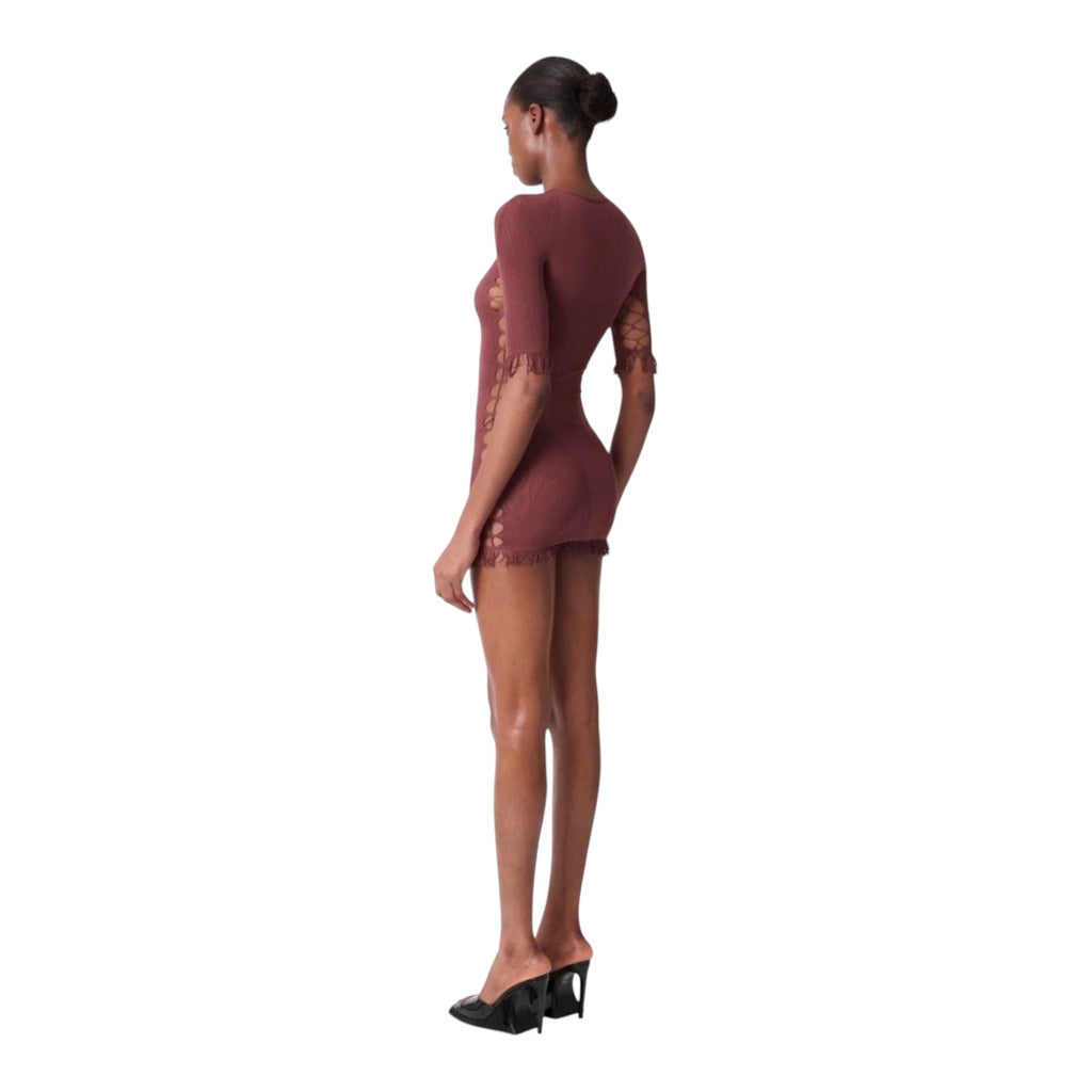 POSTER GIRL MIRANDA DRESS OLD MONEY BROWN one size