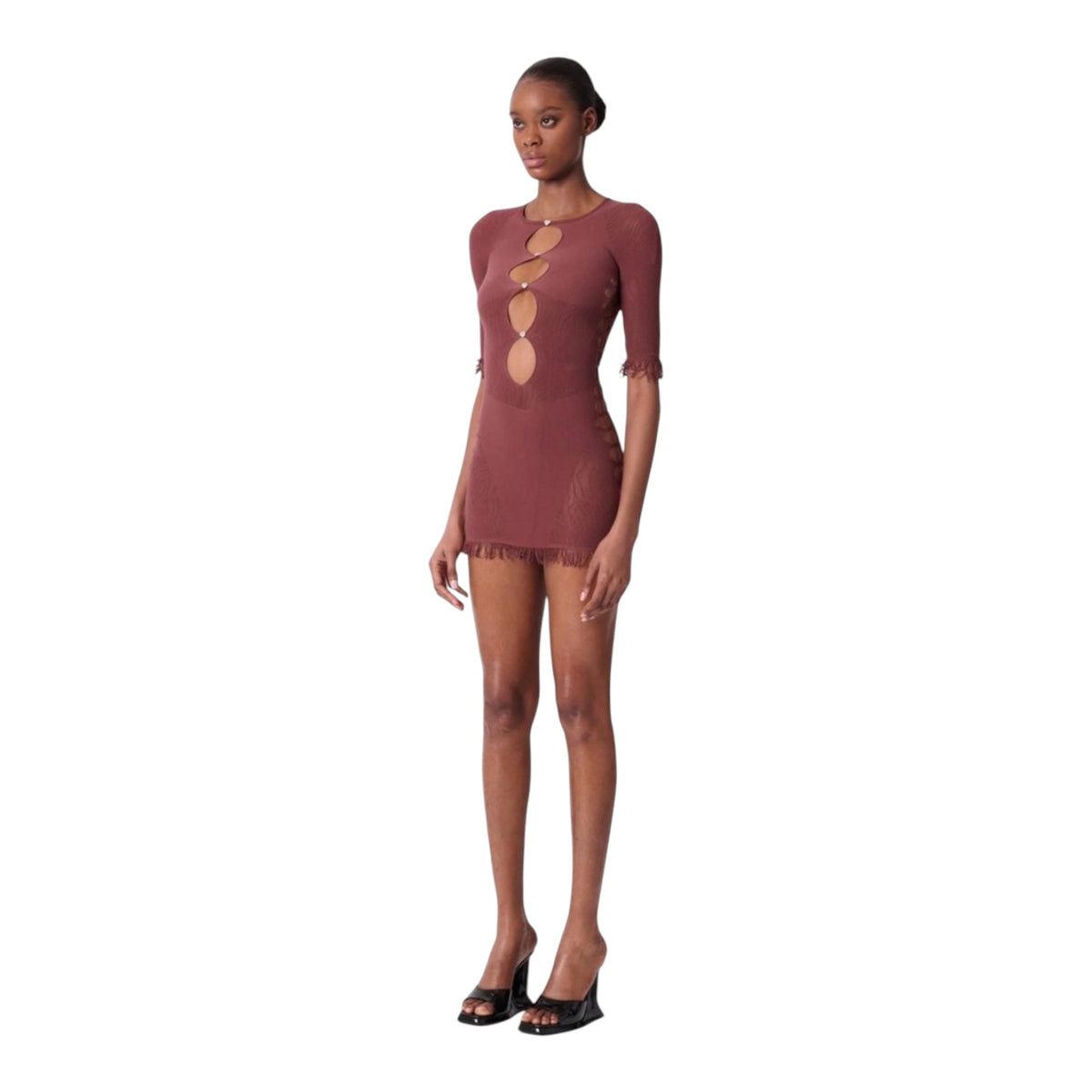 POSTER GIRL MIRANDA DRESS OLD MONEY BROWN one size