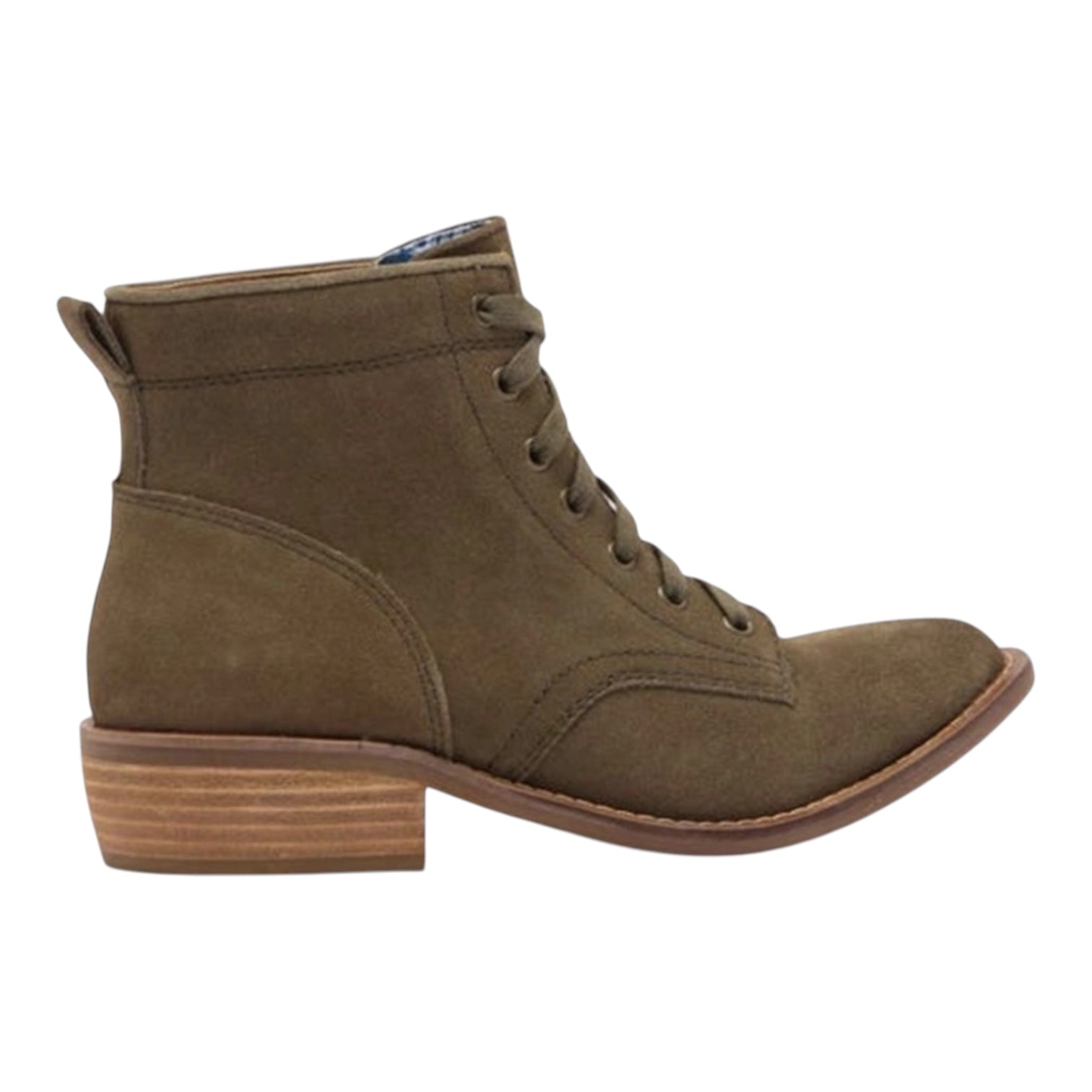 DAN POST Dingo Green Acres Suede Lace-Up Boot in Olive Size 7.5