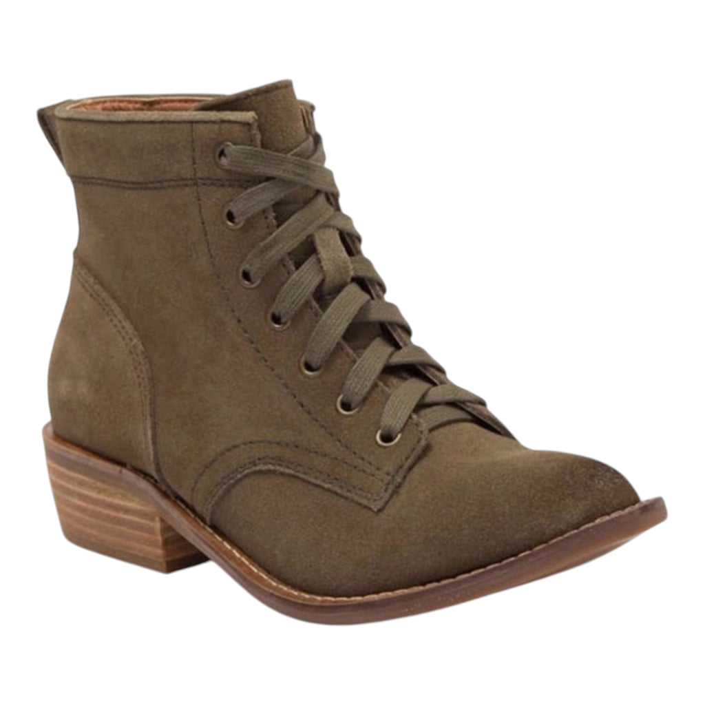 DAN POST Dingo Green Acres Suede Lace-Up Boot in Olive Size 7.5