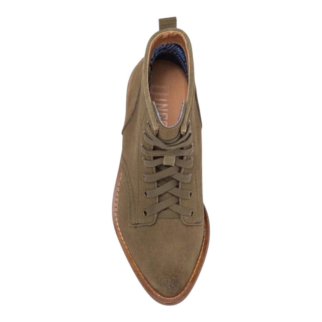 DAN POST Dingo Green Acres Suede Lace-Up Boot in Olive Size 7.5