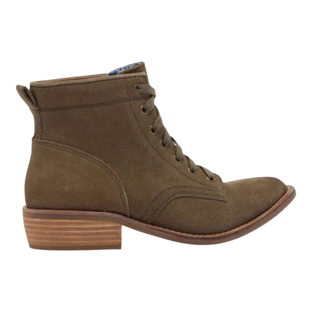 DAN POST Dingo Green Acres Suede Lace-Up Boot in Olive Size 7.5
