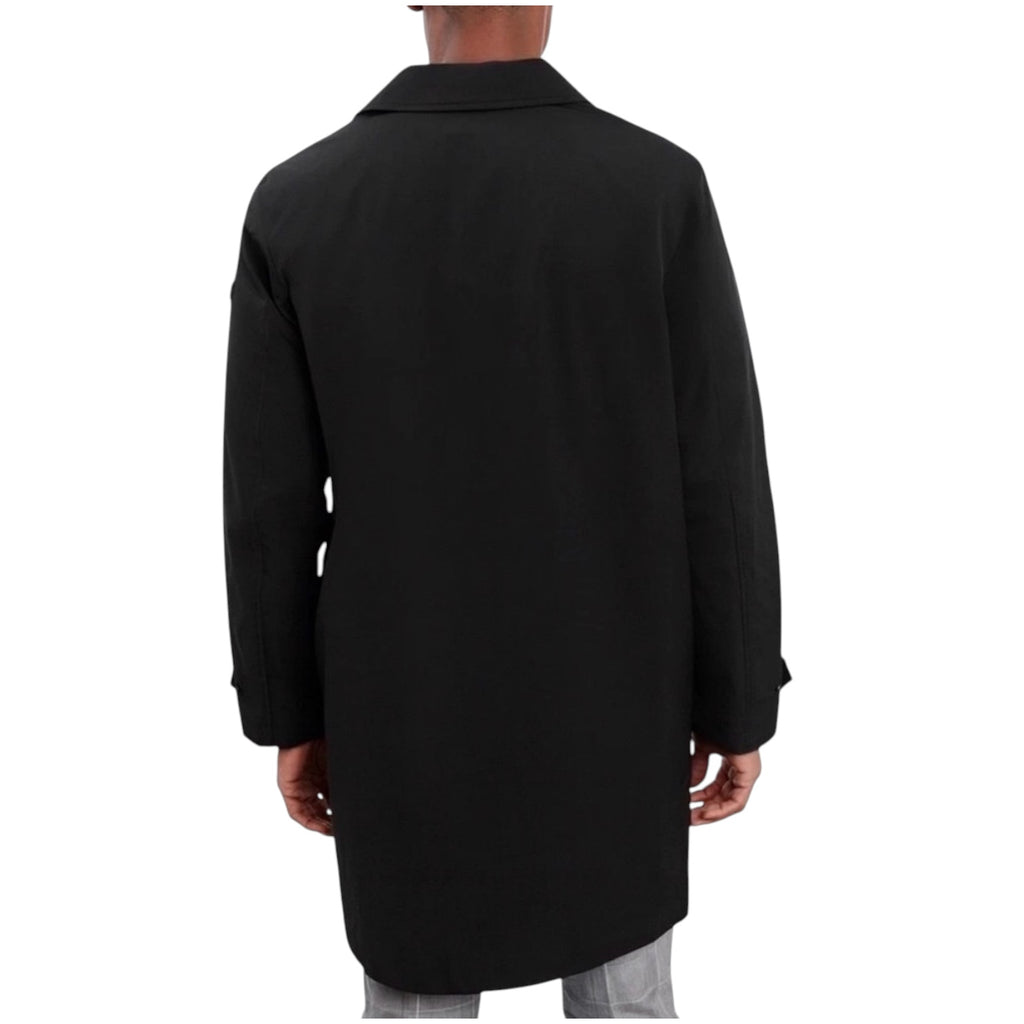 Michael Kors Men's Macintosh
Full-Zip Raincoat in Black Sz Large