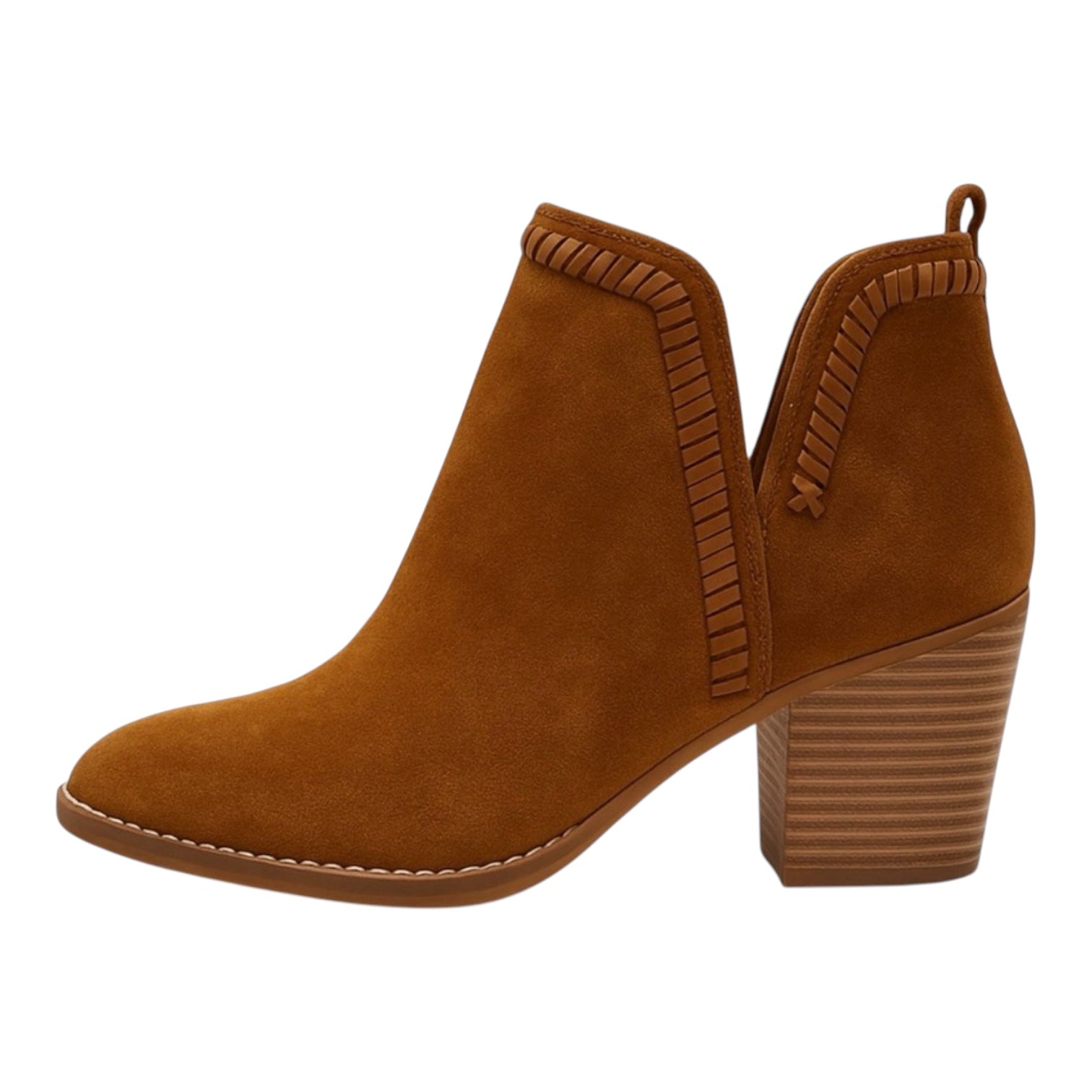 DV8 Dolce Vita Women's Jace Dune Suede Zipper Ankle
Bootie Block Heel Sz 11