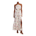 WAYF Madelyn Floral Halter Maxi Dress Sz XS