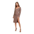 Line & Dot Rendezvous Sweater Dress in Mocha Size Small