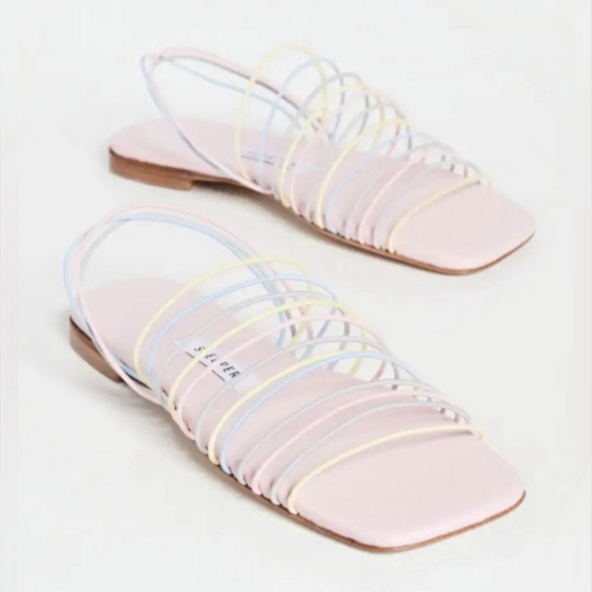 Sleeper Macaroni Strappy Sandals Pastel Pink Sz 39