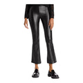 Generation Love Wren Flare Vegan Leather Leggings in Black Sz XXS