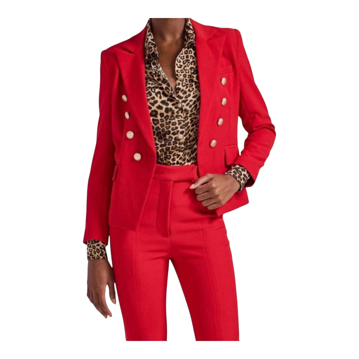 Generation Love Delilah Blazer in Red Size XL