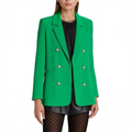 Generation Love Leighton
Double-Breasted Crepe Blazer Green XS
