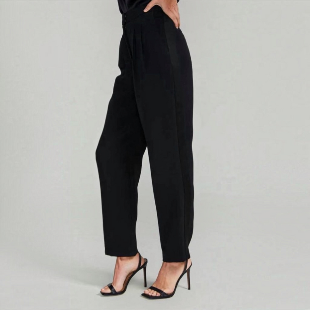 Generation Love JENISE CREPE PANTS in Black Size 2