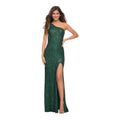 La Femme 30562 Asymmetrical Neckline Single Shoulder Sequined Dress 8