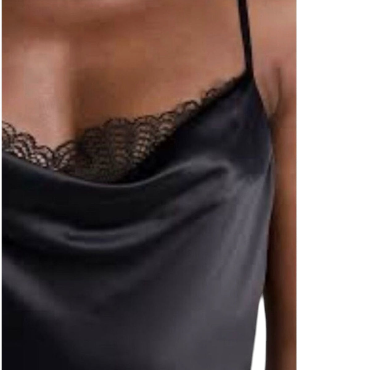 Night Night by Jonathan Simkhai AnyaRuched Slip Dress Black Large