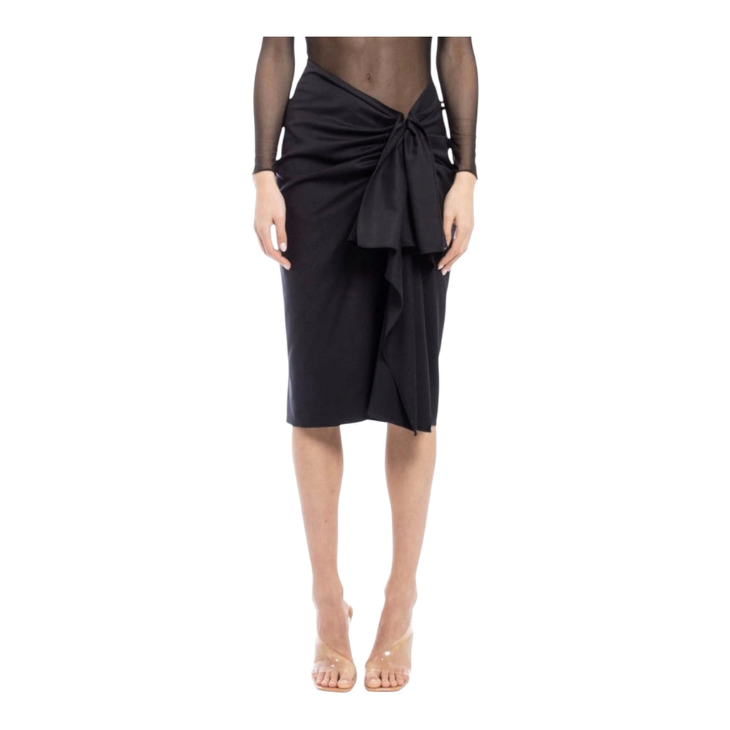 Mother of All Colette Midi Skirt in Black Sz Small