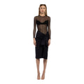 Mother of All Colette Midi Skirt in Black Sz Small
