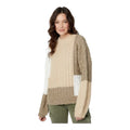 En Saison Baylor Cable Knit Balloon Sleeve Sweater Sz Medium