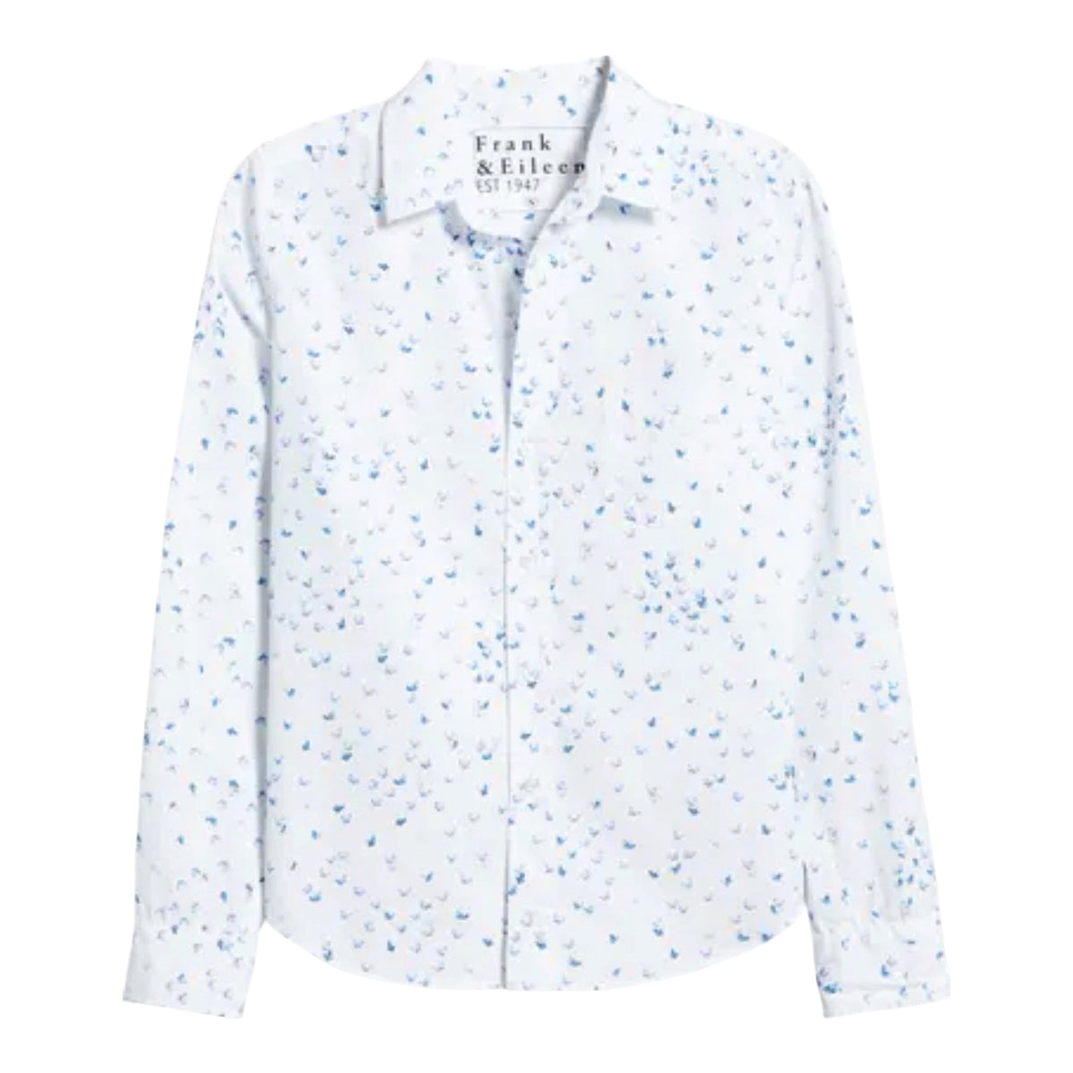 Frank & Eileen Barry Butterfly Tailored Fit Button-Up Shirt Sz XL