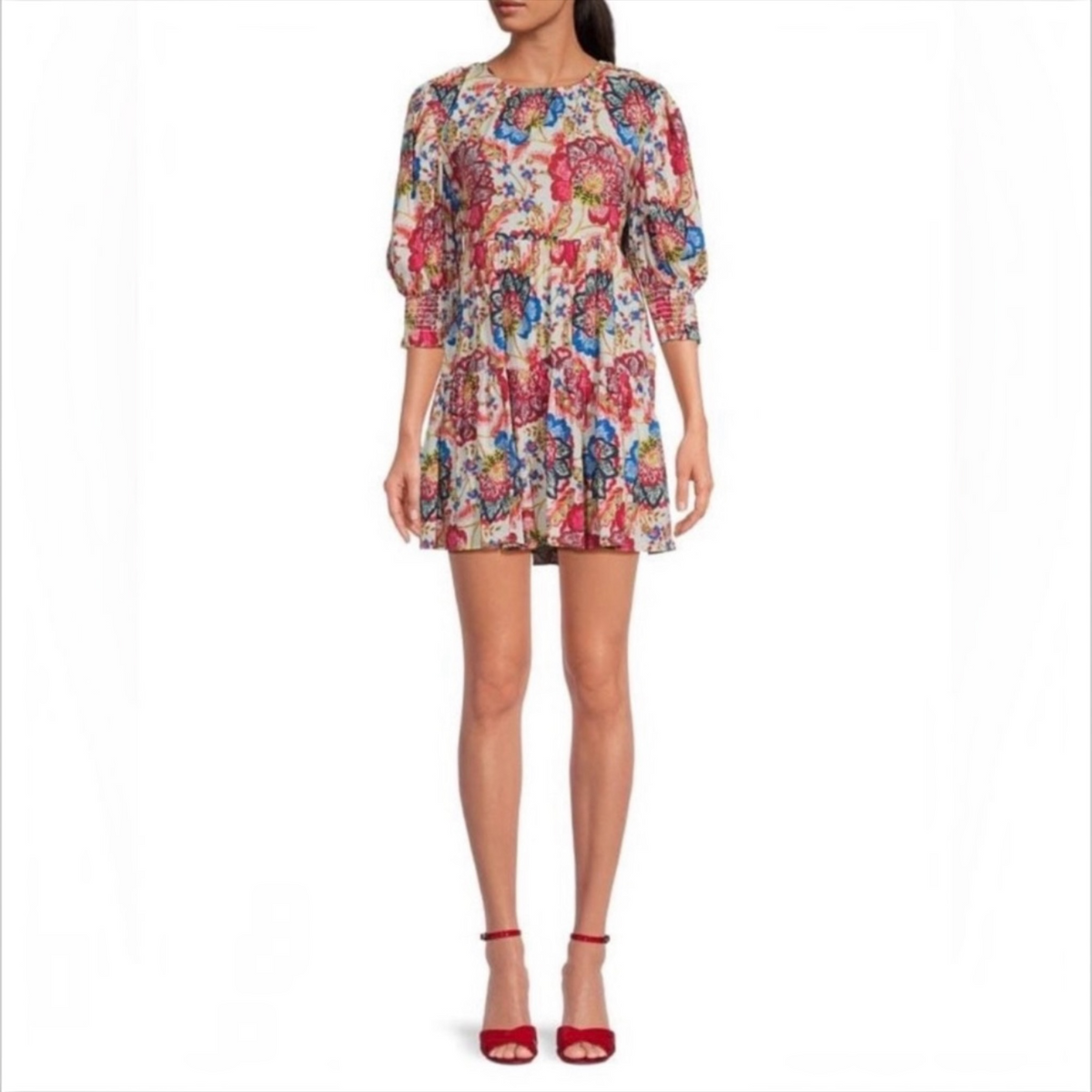Misa Los Angeles x Revolve Honor Floral Mini Dress Sz Small