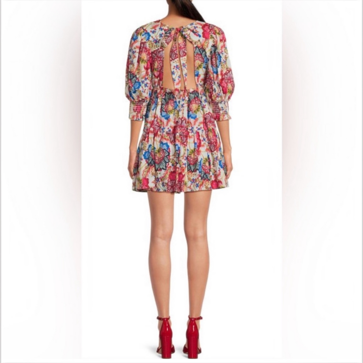 Misa Los Angeles x Revolve Honor Floral Mini Dress Sz Small