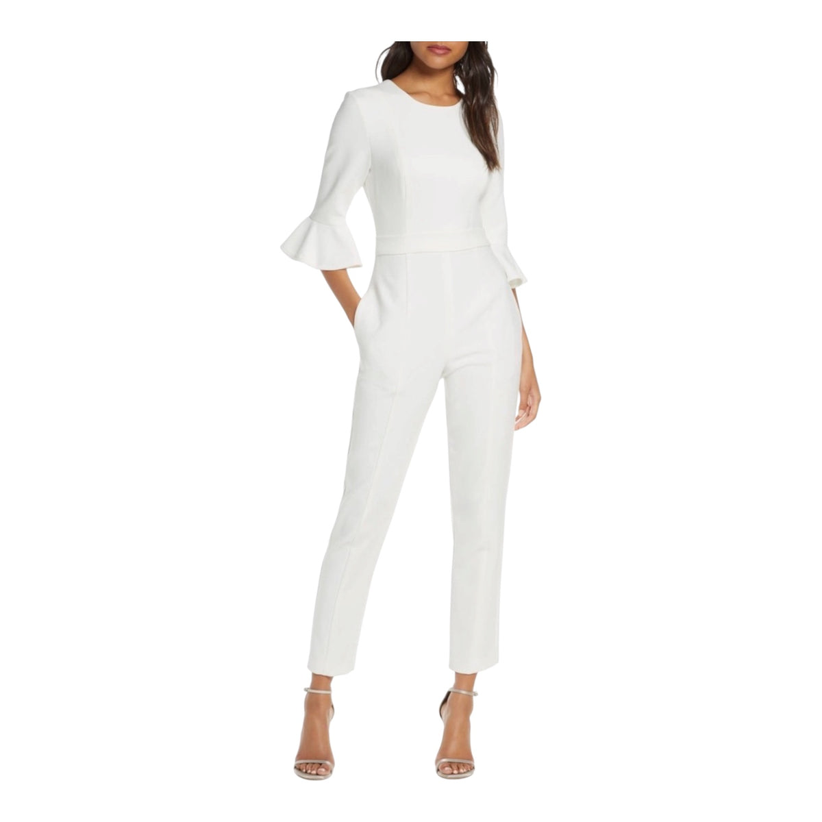 Black Halo
Brooklyn Jumpsuit in Porcelain Sz 2