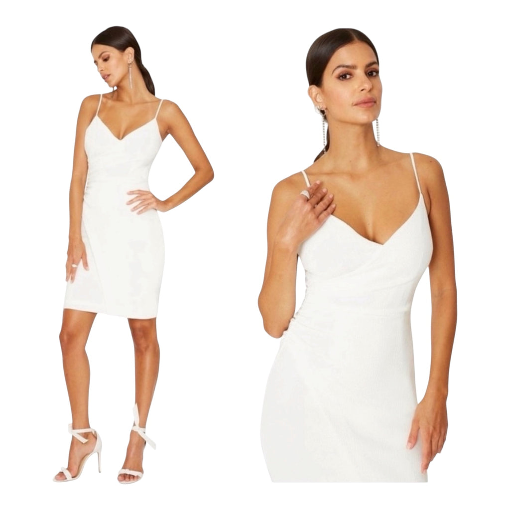 Black Halo
Esthero Crepe Body-Con Dress Sz 8