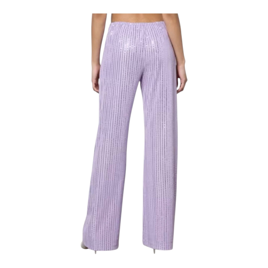 Stine Goya Markus Sequin Pants Lavender Purple Sz XS